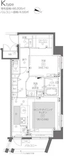 ZOOM北千住【3階】の間取り