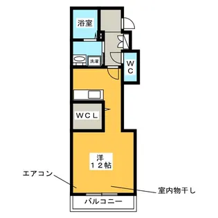 リオリエント益生【1階】の間取り