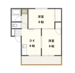 ルネコート郡山【3階】の間取り