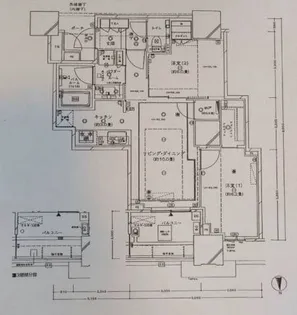 ドゥ・トゥールキャナル&スパWEST【28階】の間取り