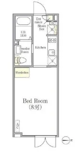 LAPiS南麻布【4階】の間取り