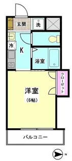 サンライズ江梨果【2階】の間取り