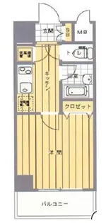 マルベリーラグーン勝どき【7階】の間取り