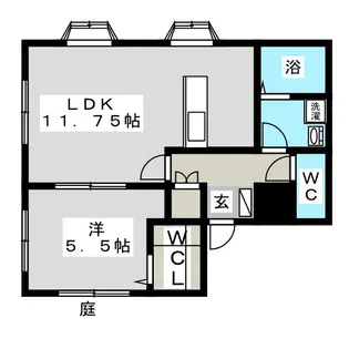 アルプ戸塚【1階】の間取り