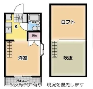 京都ハウジングコーポ善通寺【5階】の間取り