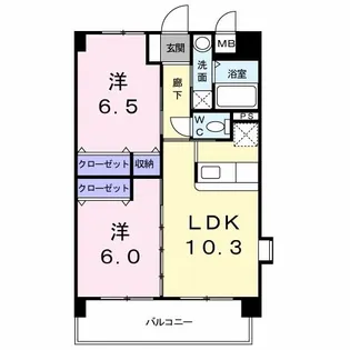 エヴァーグリーンN【7階】の間取り