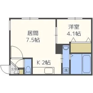 SUONO南円山【4階】の間取り