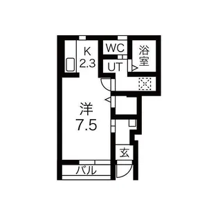 KINGDOMII【1階】の間取り