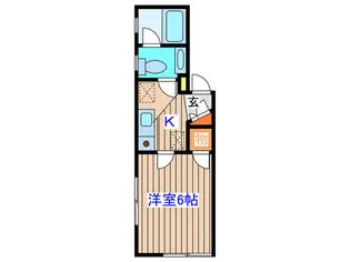 メゾンド ラピス【2階】の間取り