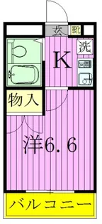 ジョイフル五香【2階】の間取り