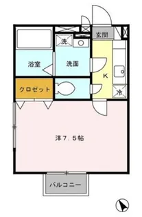 セーブル【2階】の間取り