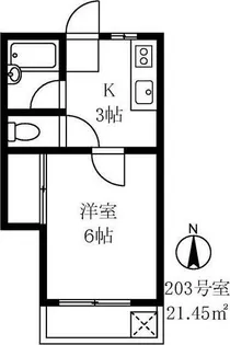 コーポ石川【2階】の間取り