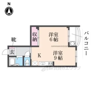 サニーハイツ【3階】の間取り