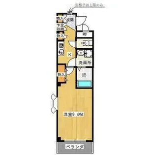 ユースハイムマルユウ【1階】の間取り