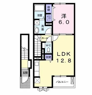 ベル・ローズ【2階】の間取り