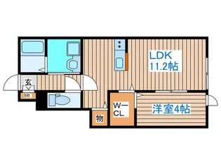 フォルトゥーナI【1階】の間取り