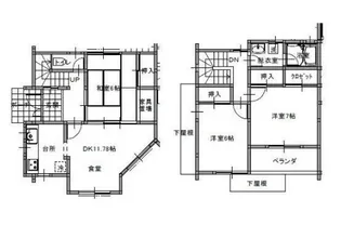 ヴィラ・ラーゴ【1階】の間取り