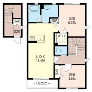 SHM ノルド【2階】の間取り
