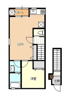 ソーヴィニヨン・ブランIII【2階】の間取り