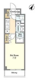 バウスステージ高田馬場【1階】の間取り