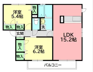 キャッスル・K2【2階】の間取り