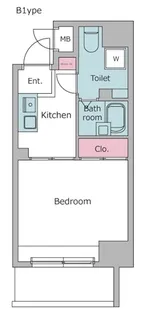 レジディア大井町【10階】の間取り