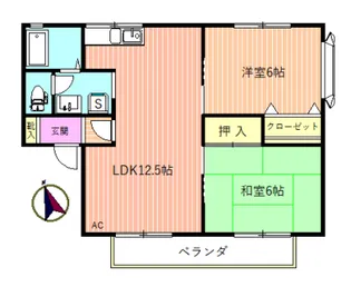 ファミール【2階】の間取り