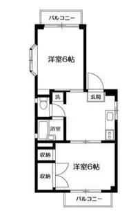 ソシア・リンデン【2階】の間取り