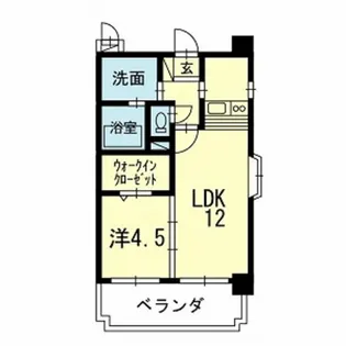 イーストヒルズ【2階】の間取り