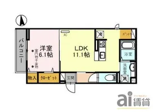 La meilleure【1階】の間取り