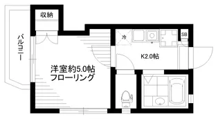 オージェス中野【3階】の間取り