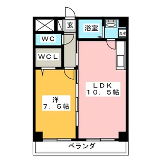CALM21【3階】の間取り