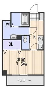 grand noir【8階】の間取り