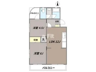 SKパレス桜上水【1階】の間取り