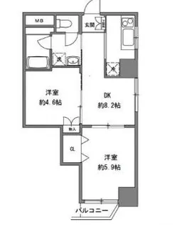 正栄プラザビル【6階】の間取り