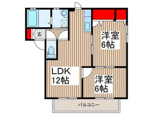 アネックス美杉台【1階】の間取り