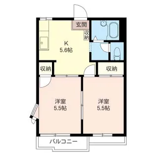 SHM ハウスメイト須賀 B【2階】の間取り