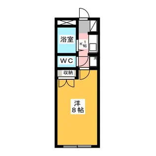ビルドU3【2階】の間取り