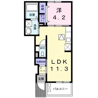 レジェンドVI【1階】の間取り