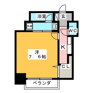 コンフォート新栄【6階】の間取り