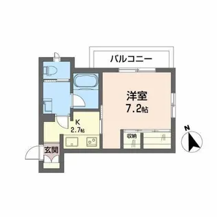 クラーション山河【3階】の間取り