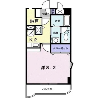 セントラル カ-サ【3階】の間取り