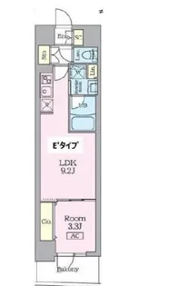 Garden Xavis門前仲町【6階】の間取り