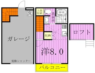 SKガレジオ東初富IIの間取り