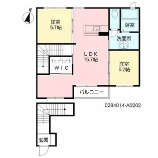 ロトガーデン【2階】の間取り