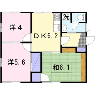 ファミールA【1階】の間取り