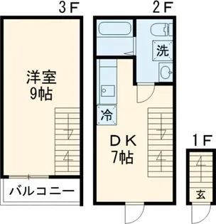 Kewel緑が丘の間取り