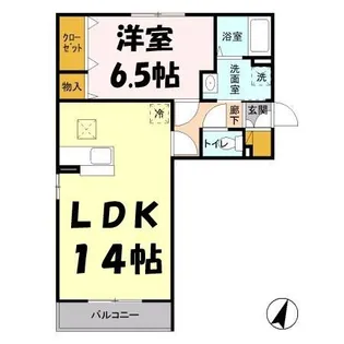 エクセルヒルズ A【1階】の間取り