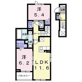 ソレアード コート【2階】の間取り