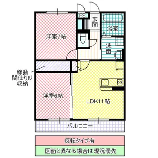 スマイル サンライズ A棟【1階】の間取り